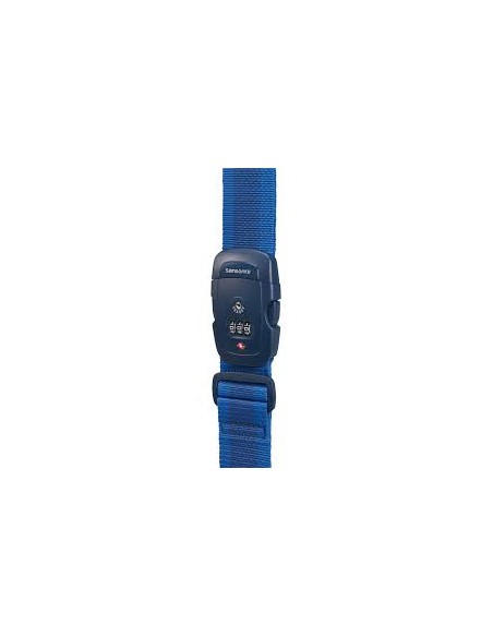 Samsonite Travel Accessory | Luggage strap with TSA lock 50 mm | Blue