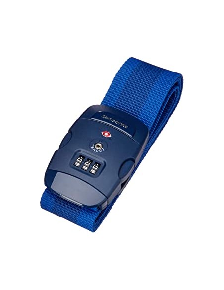 Samsonite Travel Accessory | Luggage strap with TSA lock 50 mm | Blue