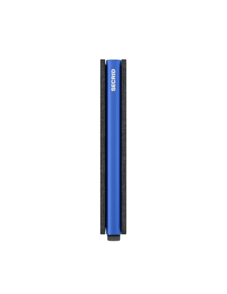SECRID Cartera Slimwallet Matte Black & Blue