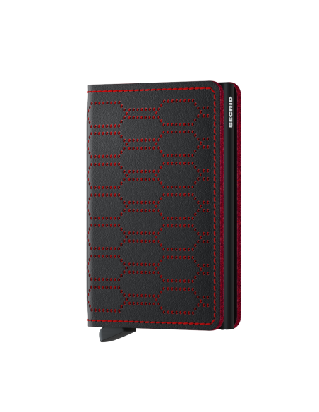 SECRID Cartera Slimwallet Fuel Black-Red