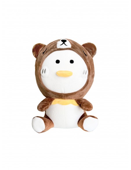 COJIN DE VIAJE CONVERTIBLE OSO/POLLO PELUCHE