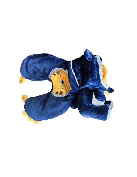TRAVEL CUSHION  CONVERTIBLE PENGUIN/TIBER PLUSH
