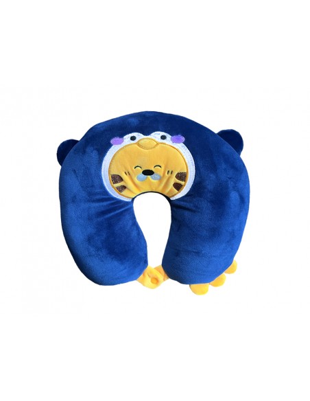 COJIN DE VIAJE CONVERTIBLE PINGUINO / TIGRE PELUCHE