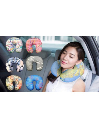 Almohada de viaje |Estampado metro de...