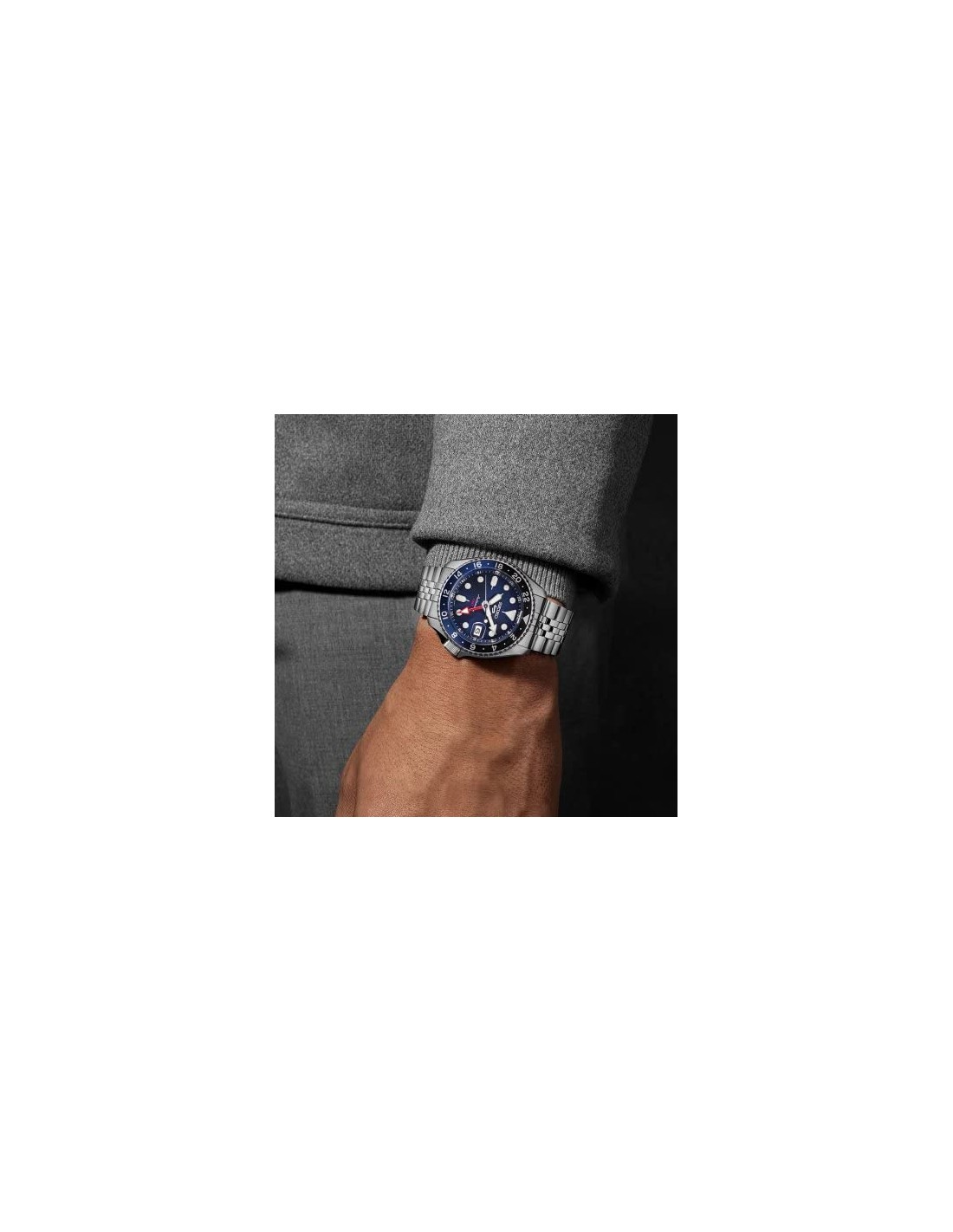 Reloj Seiko 5 Sports Style GMT azul 42,5mm SSK003K1