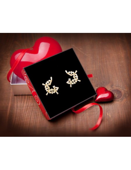 PENDIENTES SSK STYLE DORADOS MEDIA ESTRELLA