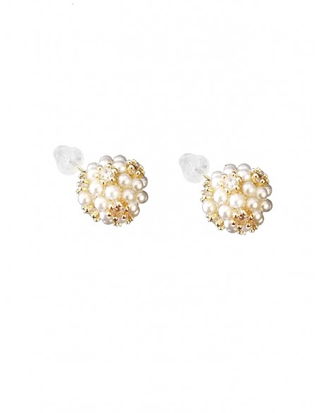 PENDIENTES SSK STYLE DORADOS MORA