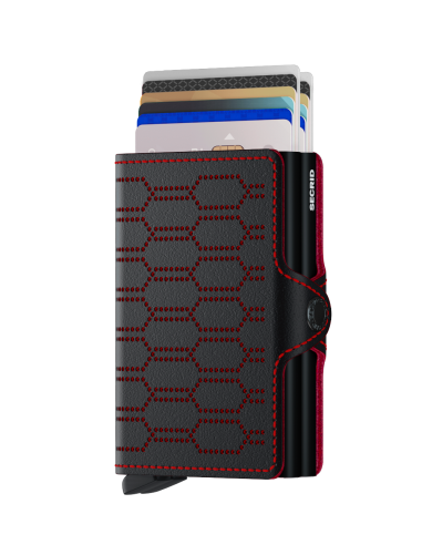 SECRID Cartera Twinwallet Fuel Black-Red