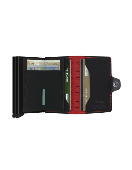 SECRID Cartera Twinwallet Fuel Black-Red