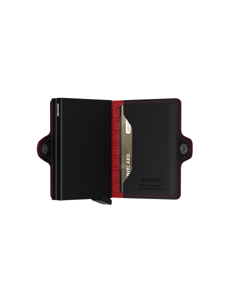 SECRID Cartera Twinwallet Fuel Black-Red