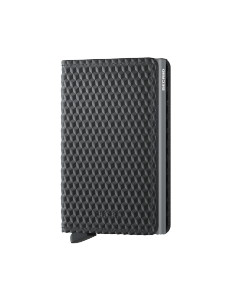 SECRID Cartera Slimwallet Cubic Black-Titanium
