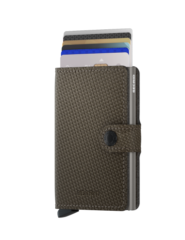 SECRID Cartera Miniwallet Carbon Khaki
