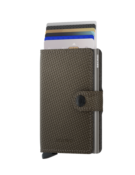 SECRID Cartera Miniwallet Carbon Khaki