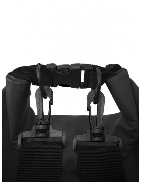 Bolsa/Mochila agua estanca Waterproof  | Ideal para Trekking, Pesca, Navegación, Escalada, Surf, Pádel Surf... (negro 20 L)