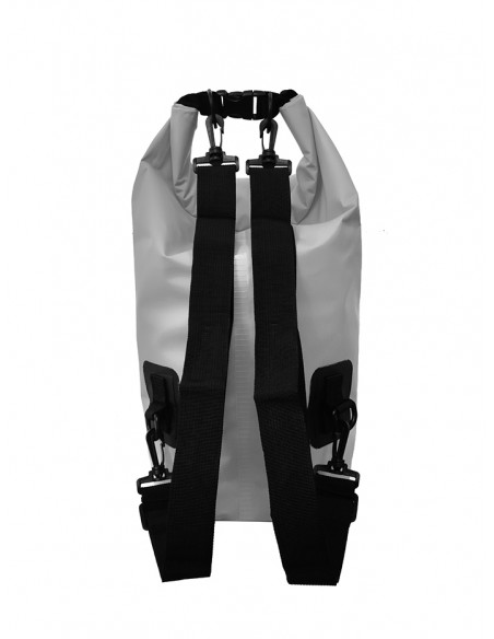 Bolsa/Mochila agua estanca Waterproof  | Ideal para Trekking, Pesca, Navegación, Escalada, Surf, Pádel Surf... (Gris 20 L)