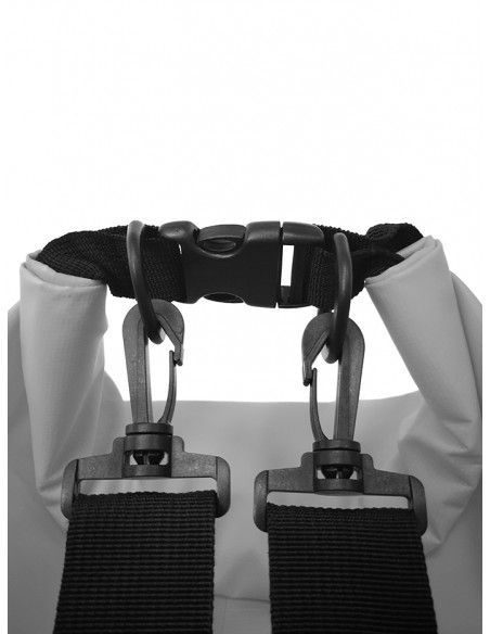 Bolsa/Mochila agua estanca Waterproof  | Ideal para Trekking, Pesca, Navegación, Escalada, Surf, Pádel Surf... (Grey 20 L)