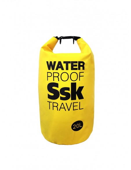 Bolsa/Mochila agua estanca Waterproof  | Ideal para Trekking, Pesca, Navegación, Escalada, Surf, Pádel Surf... (Gris 20 L)