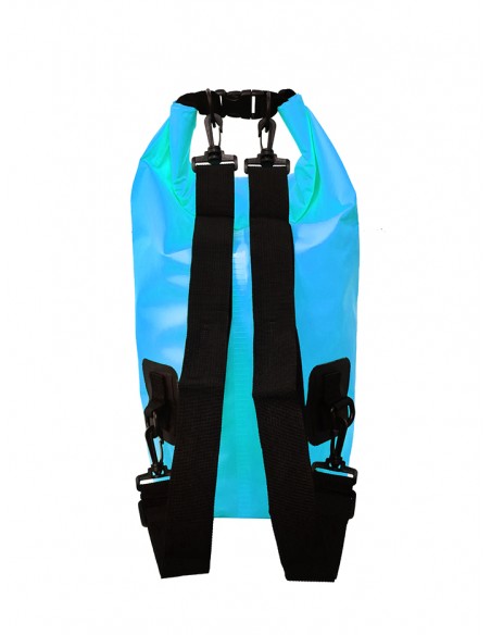 Bolsa/Mochila agua estanca Waterproof  | Ideal para Trekking, Pesca, Navegación, Escalada, Surf, Pádel Surf... (Blue 20 L)