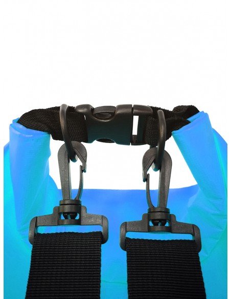 Bolsa/Mochila agua estanca Waterproof  | Ideal para Trekking, Pesca, Navegación, Escalada, Surf, Pádel Surf... (Blue 20 L)
