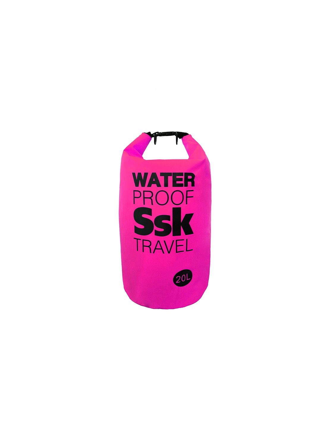 Waterproof bag/backpack waterproof  Ideal for Trekking, Fishing,  Navigation, Climbing, Surfing, Paddle Surfing (Pink 20 L)
