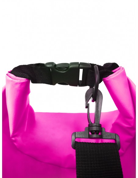 Bolsa/Mochila agua estanca Waterproof  | Ideal para Trekking, Pesca, Navegación, Escalada, Surf, Pádel Surf... (Negra 5 L)