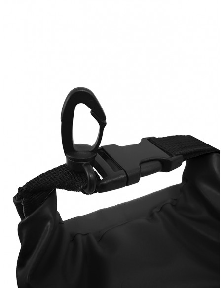 Bolsa/Mochila agua estanca Waterproof  | Ideal para Trekking, Pesca, Navegación, Escalada, Surf, Pádel Surf... (Negro 2 L)