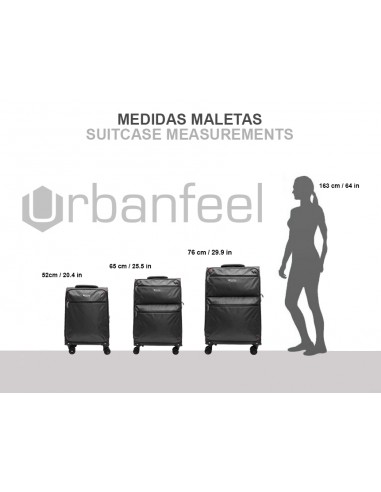 Maleta ultraligera Urbanfeel mediana...