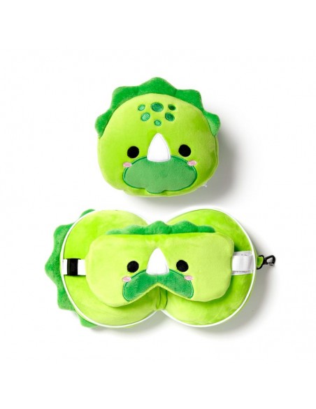 Dinosaur Travel Pillow and Eye Mask