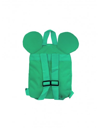 MOCHILA INFANTIL CON OREJAS VERDE