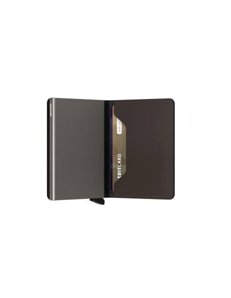 SECRID Cartera Slimwallet Matte Truffle