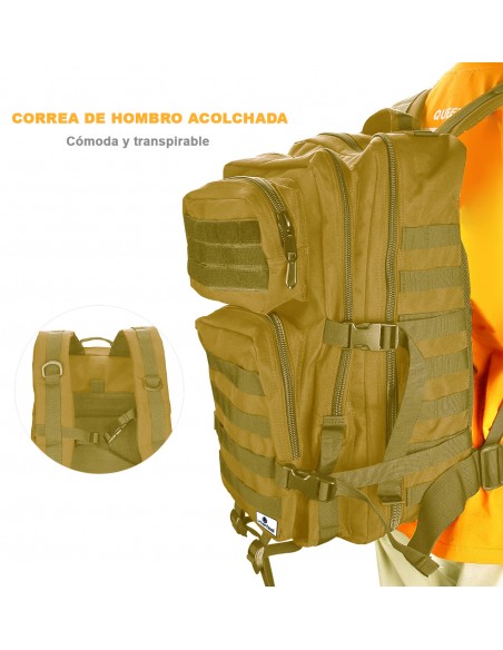 Urbanfeel UN Capacity Backpack / Military Tactical Large Waterproof Backpack - Outdoor Sport / Green