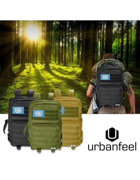 Urbanfeel UN Capacity Backpack / Military Tactical Large Waterproof Backpack - Outdoor Sport / Green