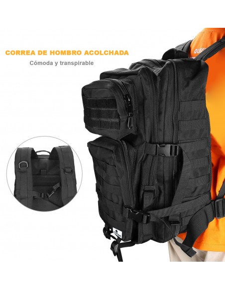 URBANFEEL MOCHILA MARINE USA NEGRA