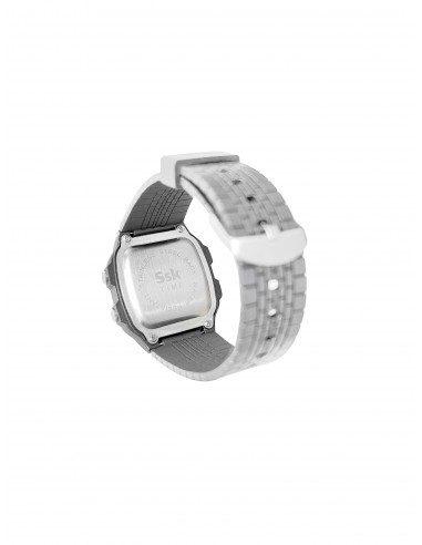 SSK TIME RELOJ TIRE METALLIC PLATEADO...