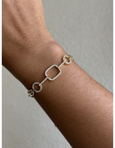 SSK STYLE GOLDEN HOOPS BRACELET