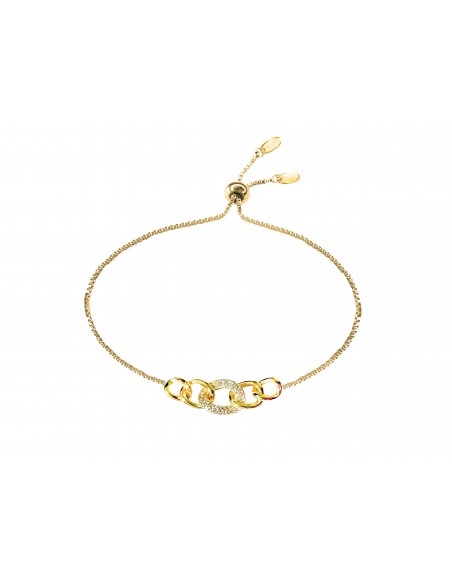 SSK STYLE BRACELET WITH GOLDEN LINKS