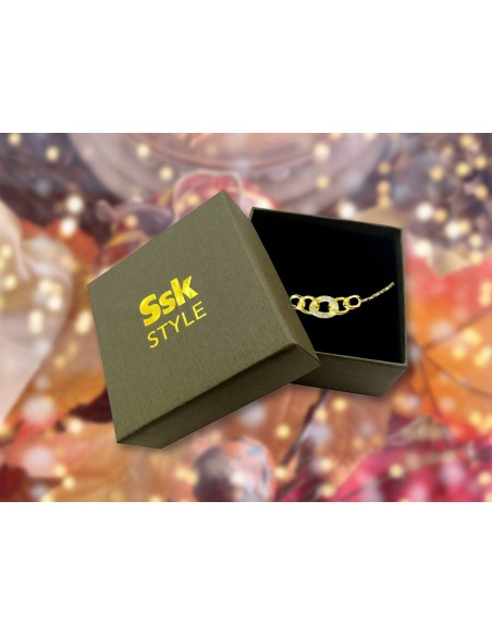 SSK STYLE BRACELET WITH GOLDEN LINKS