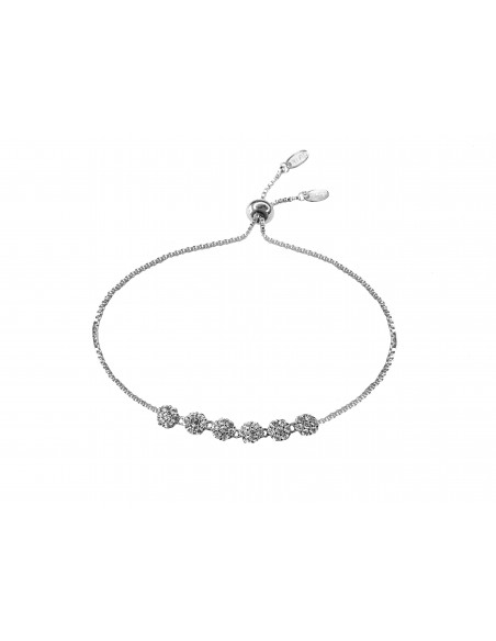 SSK STYLE SILVER CIRCLES BRACELET