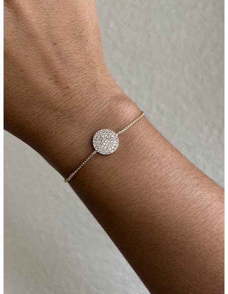 SSK STYLE CIRCLE BRACELET SILVER