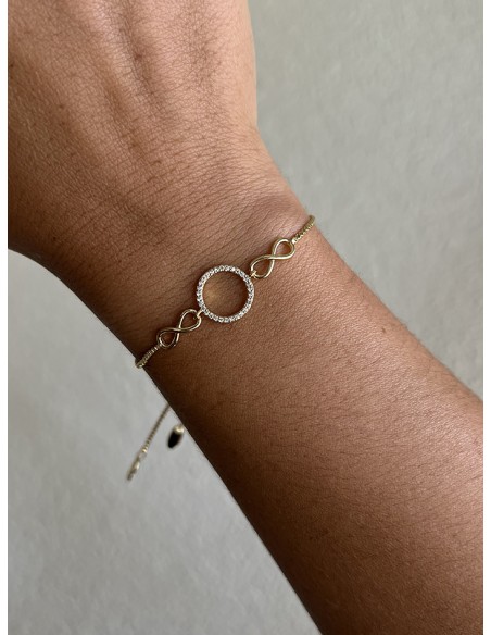 SSK STYLE INFINITE GOLDEN BRACELET