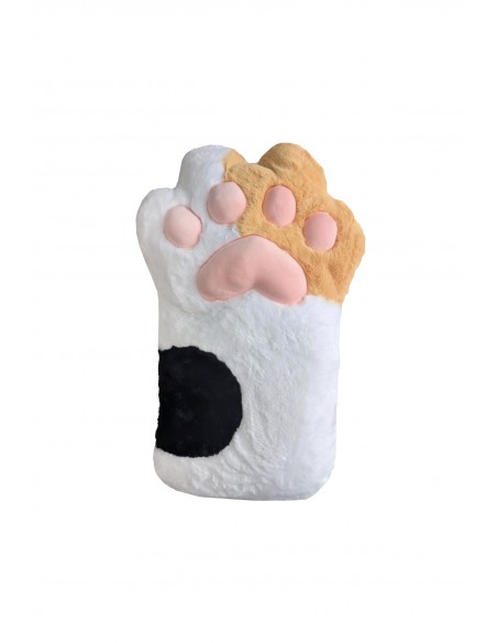 KAWAII LONG CAT PEGADA ALMOFADA PRETO/BEGE/BRANCO