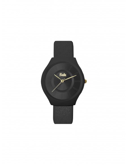 Reloj SSK TIME Essential negro of Reloj SSK TIME Correa rojo esfera rosa oro Colección Corinto