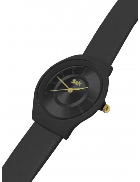 Reloj SSK TIME Essential negro of Reloj SSK TIME Correa rojo esfera rosa oro Colección Corinto