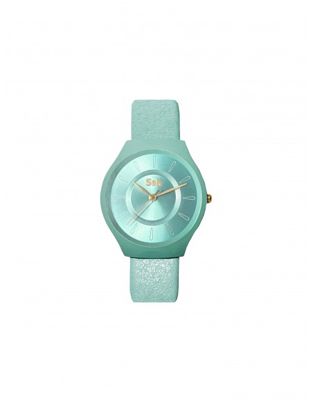 Reloj SSK TIME Essential Verde Reloj SSK TIME Correa rojo esfera rosa oro Colección Corinto