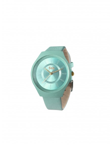 Reloj SSK TIME Essential Verde Reloj SSK TIME Correa rojo esfera rosa oro Colección Corinto