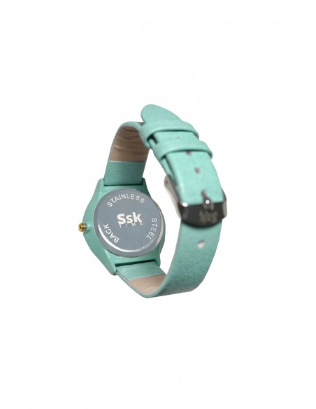Reloj SSK TIME Essential Verde Reloj SSK TIME Correa rojo esfera rosa oro Colección Corinto