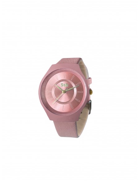 Reloj SSK TIME Essential Rosa Correa rojo esfera rosa oro Colección Corinto