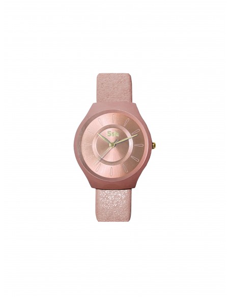 Reloj SSK TIME Essential Rosa vieja of Reloj SSK TIME Correa rojo esfera rosa oro Colección Corinto