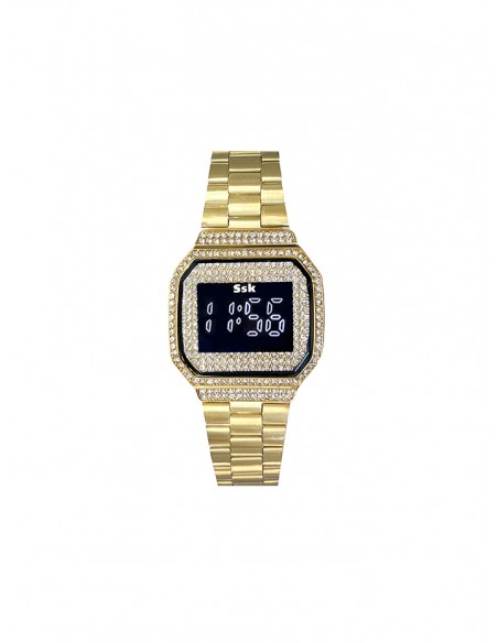Reloj SSK TIME Colección Diamond dorado (pantalla táctil)