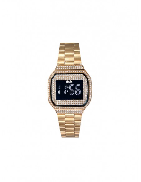 Reloj SSK TIME Colección Diamond rosa oro (pantalla táctil)